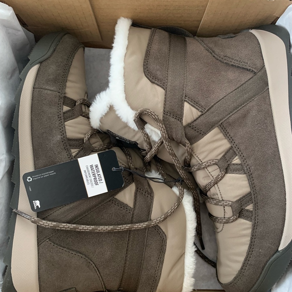 Sorel Whitney II Furry Shearling Boot